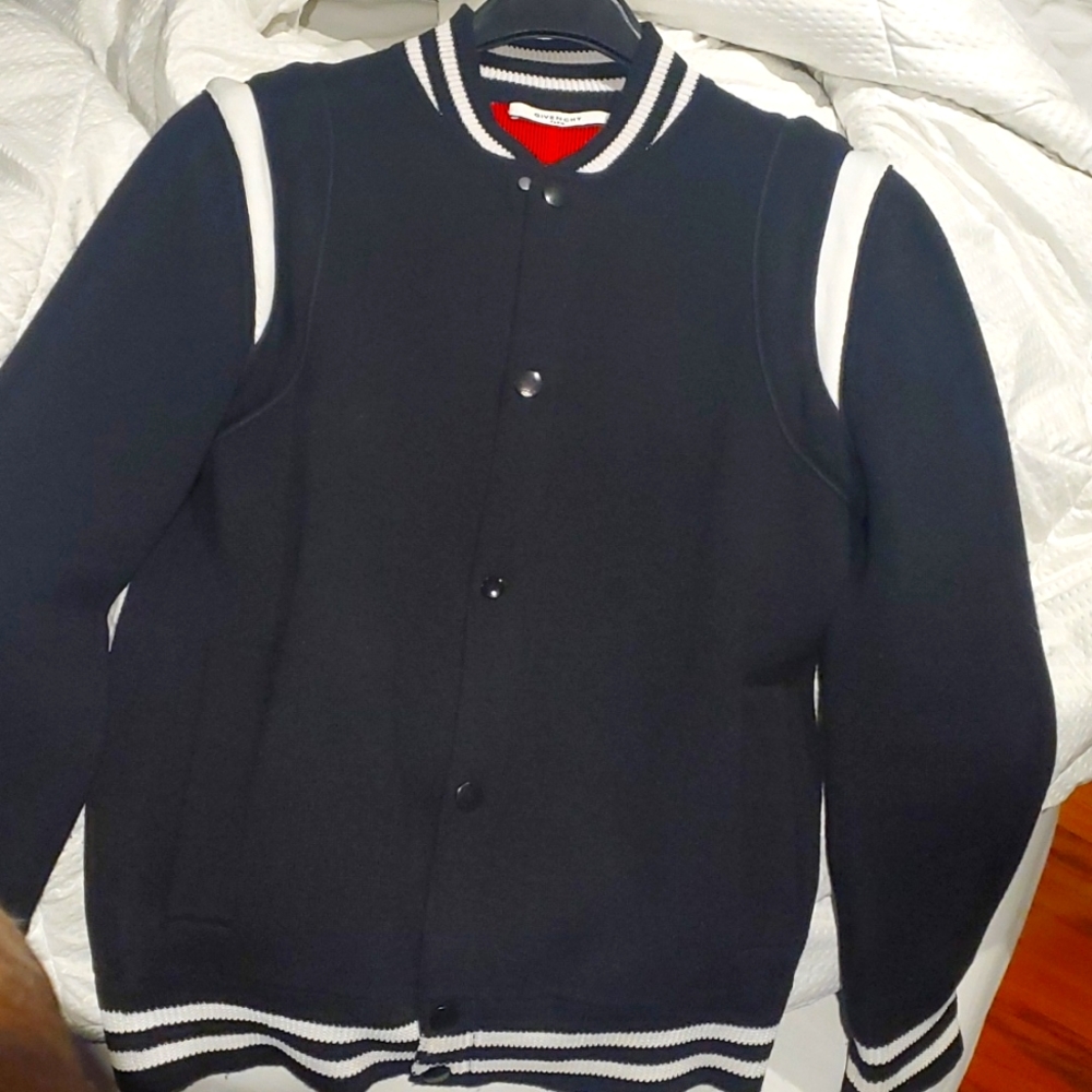 Mens givenchy varsity style jacket size Large